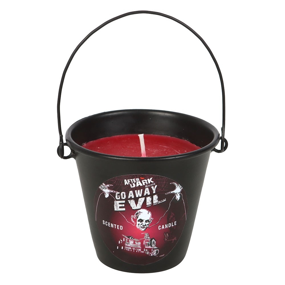 Something Different - Go Away Evil Candle Bucket Geurkaars - Multicolours